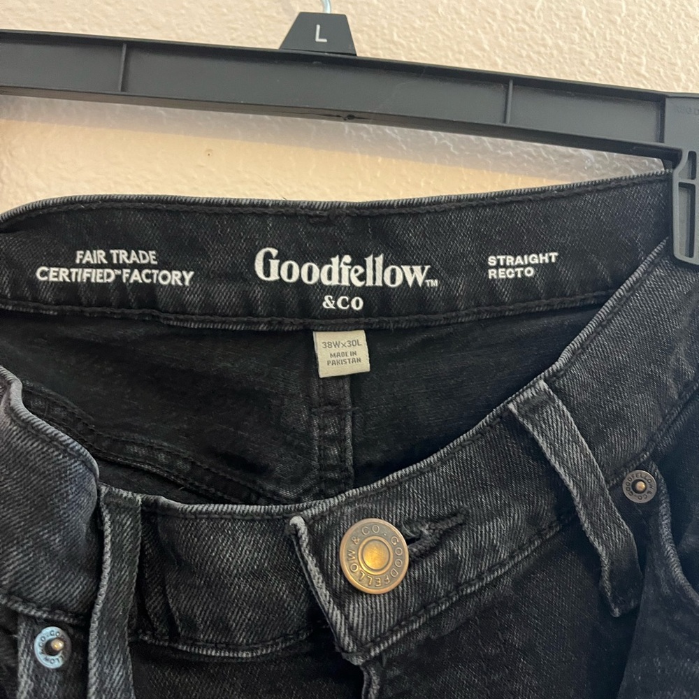 Goodfellow & Co Straight Recto Black Denim Jeans